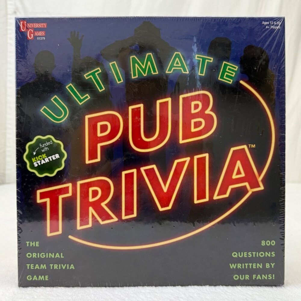 Ultimate Pub Trivia Original Team Trivia Game 2016 University Games New Sealed